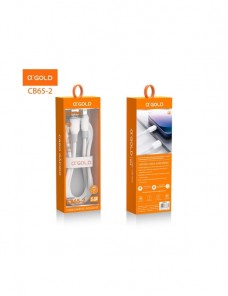 CABO A´GOLD USB SAÍDA IPHONE - 1 METRO (CB65-2 / CB95-2 / CB12-2 / CB07-2 / CB100-2)
